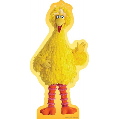 Party City Sesame Street Big Bird Cardboard Cutout Themed Birthday Party Decoration and Supplies 5’ H 1 Count - BMK04I7TD