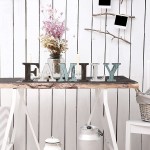 MyGift Rustic Freestanding Multicolor Wood Block Style Cutout Letters Family Decorative Sign - BYUMV110S