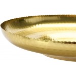 Creative Co-Op Decorative Hammered Metal Tray with Scalloped Edge Plate 12 Brass - BC7VMJQGF